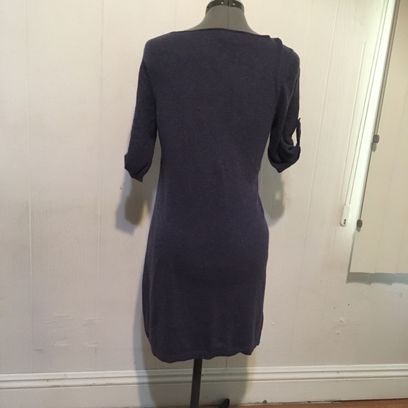 Love Token grayish blue 1/2 sleeve dress - Picture 3 of 7